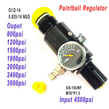An item in the Sporting Goods category: NEW Paintball Aluminum HPA 4500psi Pressure Air Tank Regulator PCP Male M18*p1.5