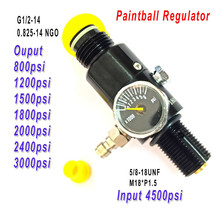 NEW Paintball Aluminum HPA 4500psi Pressure Air Tank Regulator PCP Male M18*p1.5 - £26.55 GBP