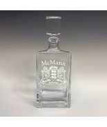 McMann Irish Coat of Arms Deluxe Whiskey Decanter - £50.45 GBP