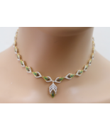 22K / 22ct Yellow Gold Ladies Feather Design Necklace &amp; Earrings Set 15&#39;... - $2,558.83