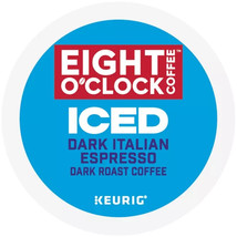 EIGHT O&#39; CLOCK ICED DARK ITALIAN ESPRESSO COFFEE KCUP PODS 10CT - €14,15 EUR