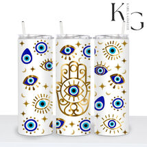 Karla Giselle Hamsa Hand and Evil Eye 20oz Tumbler - $24.49