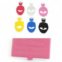 Power Rangers Wilton Cookie Cutters Set Lot 6 Colors Original 1990s Vint... - $58.94