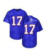 Josh Allen # 17 Buffalo Bills Men&#39;s #17V-Neck, Short Sleeve Embroidered ... - £23.68 GBP