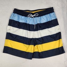Brooks Brothers Swim Trunks Mens Large Colorblock Drawstring Preppy Beac... - $28.70