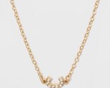NEW Sugarfix by Baublebar crystal horseshoe gold pendant initial C gift ... - $9.95