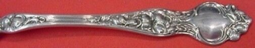 Violet by Wallace Sterling Silver Berry Spoon Gold Washed Large 9" Serving  Item image 2