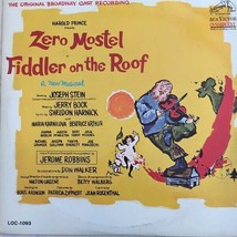 Fiddler On The Roof , Original Broadway Cast Vinyl LP - Zero Mostel LSO-1093 - £20.77 GBP