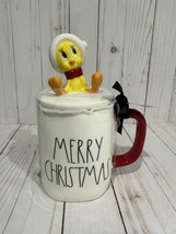 Christmas Tweety Bird Rae Dunn Looney Tunes Christmas Holiday Mug Brand New - £30.36 GBP