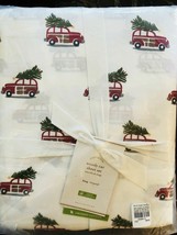 Pottery Barn Woody CAR. VAR Sizes Sheet Set Organic Cotton New Christmas Percale - £52.97 GBP