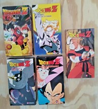 5 VTG Dragonball Z VHS Tapes - The Movie Deadzone, Trunks Prelude to Terror, mor - £21.16 GBP