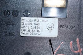 2003-2006 MERCEDES S500 CENTER DASH ASHTRAY K4096 image 3