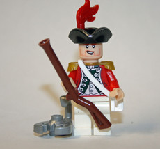 Building Block British Captain Pirate Pirates of the Caribbean Minifigure Custom - £4.76 GBP