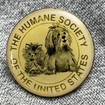 Humane Society Corporation Company Advertisement Lapel Hat Pin Pinback - £4.60 GBP