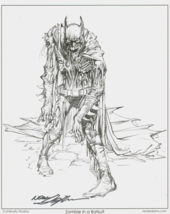 11x14 Inch SIGNED Neal Adams DC Comics Batman Art Print ~ Zombie in a Batsuit - £38.99 GBP