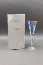 Waterford Crystal Snowflake Wishes &quot;Goodwill &quot;Clear Glass Champagne Flute (Read) - £78.35 GBP