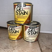 Minwax Antique Maple Wood Gel Stain, 1/2 pint, 8 oz Each Lot Of 3 Discon... - $103.95