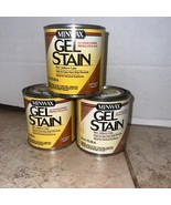 Minwax Antique Maple Wood Gel Stain, 1/2 pint, 8 oz Each Lot Of 3 Discon... - $103.95