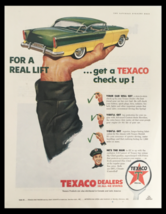1956 Texaco Sky Chief Gasoline Dealers Vintage Print Ad - $14.20