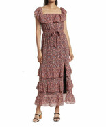 DR2 Daniel Rainn Size Small Dress Floral Belted Flutter Sleeve Maxi Dress - €25,08 EUR