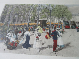 Hand colored engraving by F. Giusto (1867-1941) &quot;La Madeleine&quot;  8 1/2&quot;x11 1/2&quot; - £277.05 GBP