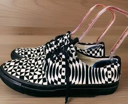 Paul Smith Jeans Collection Libre White Black White Graphic Shoes UK 11 ... - $643.50