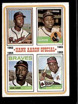 1974 Topps #4 Hank Aaron 1962-65 HL VG-B106R1 - £31.65 GBP