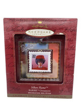 Hallmark Ornament Christmas 1999 40th Silken Flame Barbie Stamp NIB Vintage - £21.93 GBP