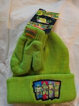 Las Tortugas Ninja Niños Sombrero Guante Conjunto Talla 2T-5T Nickelodeo... - $19.74
