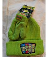 Las Tortugas Ninja Niños Sombrero Guante Conjunto Talla 2T-5T Nickelodeo... - $366.40 MXN