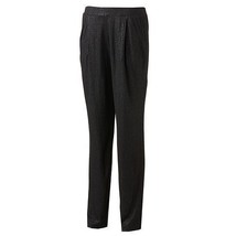 New Jennifer Lopez Women&#39;s Foil Soft Stretch Ankle Pants Black Size S MS... - £19.46 GBP