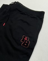 Psycho Bunny Joggers SweatPants Mens 4XL Black Letterman Logo Pull On Po... - $74.23