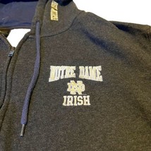 Notre Dame Fighting Irish Zip Up Hoodie Sweatshirt Jacket Colosseum XXL Shirt - £17.11 GBP