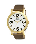 Fashion Low Vision Watch with Large Numbers - Brown Leather Band - $94.13 CAD