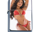 Moroccan Pin Up Girls D7 Flip Top Dual Torch Lighter Wind Resistant - £13.25 GBP