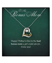 Love Dancing Necklace Bonus Mom Gift, Best Bonus Mom, Love Dancing Neckl... - £44.30 GBP+