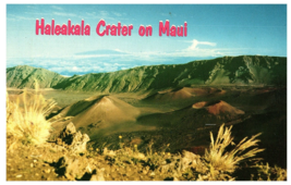 Haleakala Crater on Maui National Park Hawaii Postcard - $6.88