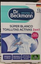 Dr. Beckmann Super White Active  Towelettes  / Super Blancas Toallitas A... - $16.82