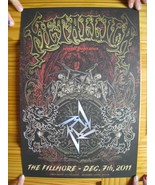 Metallica Poster 30 Years Heavy Reign Fillmore Dec 7 2011 - €234,83 EUR