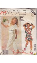 McCALL&#39;S PATTERN 2392 SIZE 7/8/10 GIRLS&#39; JUMPSUIT CUT APART NOT TRIMMED ... - £2.35 GBP