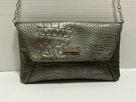 Nine West Handbag Purse Snakeskin Animal Print Style 10&quot; X 6&quot; w Strap NICE - £7.77 GBP