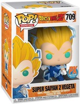 Funko POP Dragon Ball Z Super Saiyan 2 Vegeta PX PX PREVIEWS Figure W/ P... - £17.89 GBP