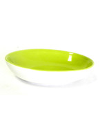 6&quot; Ceramic Soap Dish  Candy Dish Nut Server Light Green &amp; White - £5.41 GBP