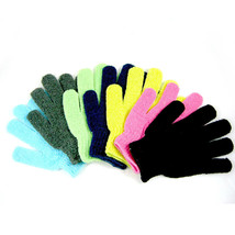4 Exfoliating Gloves Double Sided Beauty Spa Massage Skin Shower Body Sc... - £15.70 GBP