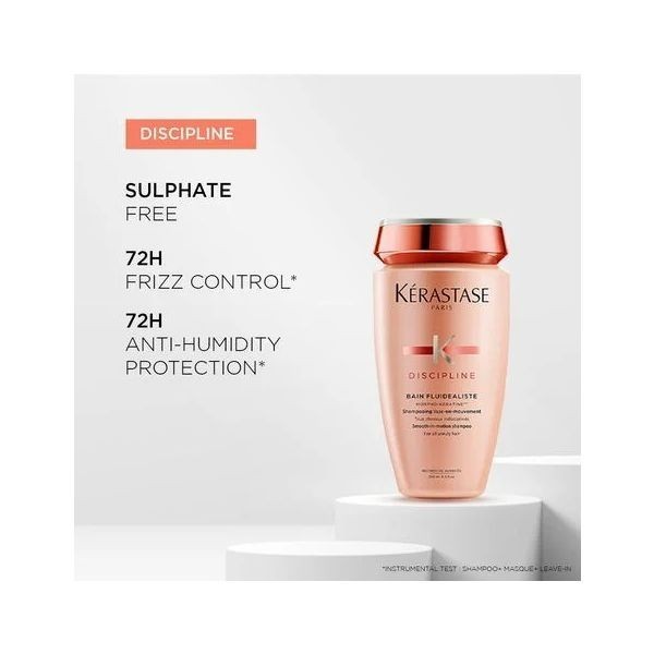 Kerastase Discipline Bain Fluidealiste Gentle – Sulfate-Free Anti-Frizz Shampoo Item image 3