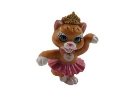 Barbie Orange Tabby Cat Twyla Pet Ballerina Pink Tutu Princess Mini Figu... - £3.73 GBP