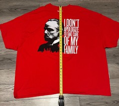 The Godfather I Don&#39;t Apologize To Take Care Of My Family Red T Shirt Si... - £7.67 GBP