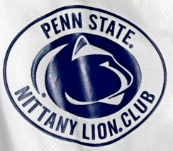VTG Penn State Windbreaker Nittany Lion Club Champion Pullover Mens LARGE Cream - £35.63 GBP