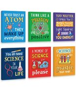 KAIRNE Science Classroom Signs Set of 6 12x16in Framed Chemistry Decor - $32.47 CAD