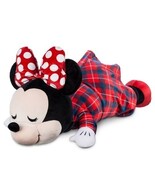 Disney Parks Flannel Minnie Mouse Kids Cuddleez  Large Soft Pillow Plush  - $968.17 MXN